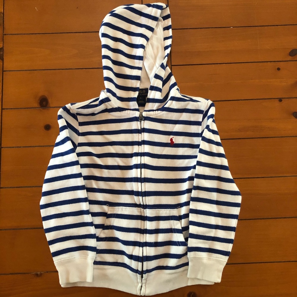 Polo by Ralph Lauren Terry Cloth Striped Hoodie